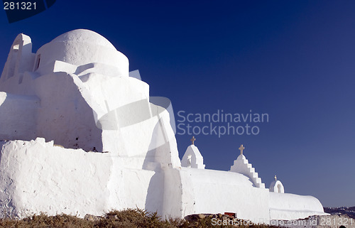 Image of greek church mykonos