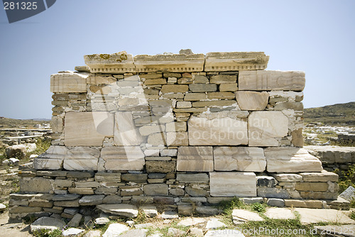 Image of poros temple delos