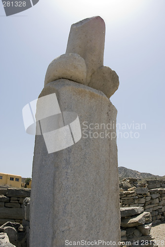 Image of phallus temple of dionysos dionysus