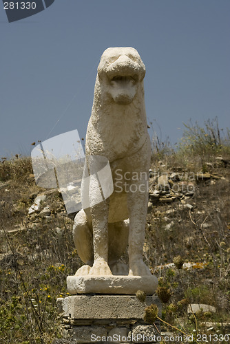 Image of lions of naxians delos