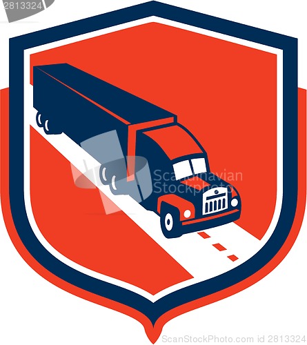 Image of Container Truck and Trailer Shield Retro