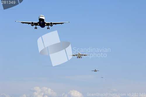 Image of Planes ready to land