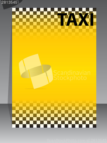 Image of Taxi company brochure design