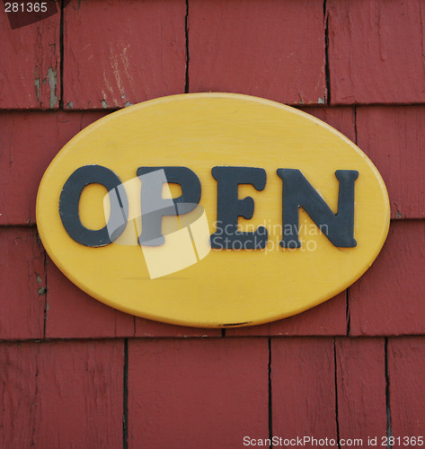 Image of Open sign