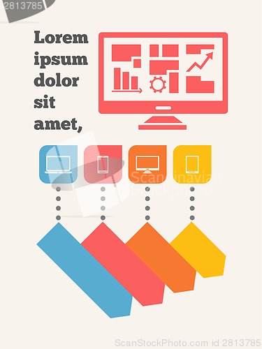 Image of Business Infographic Elements.