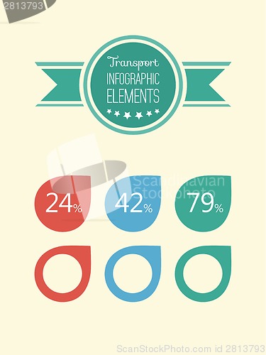 Image of Transportation Infographic Elements.