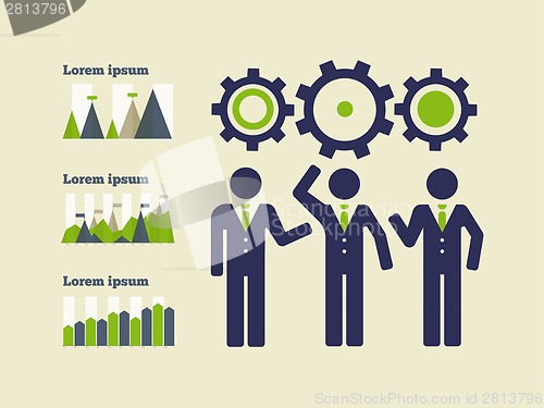 Image of Business Infographic Elements.
