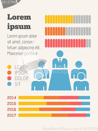 Image of Business Infographic Elements.