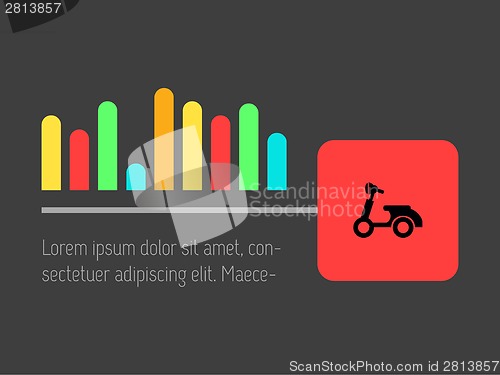 Image of Transportation Infographic Elements.