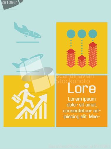 Image of Business Infographic Elements.