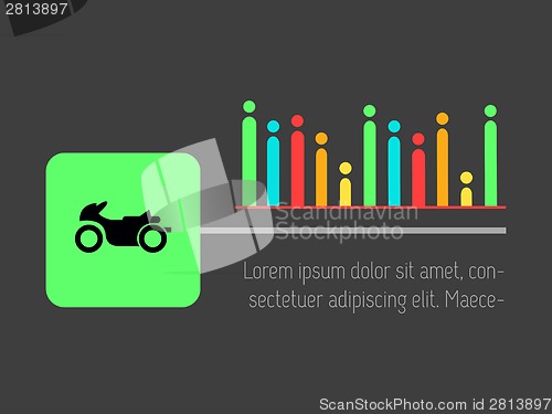 Image of Transportation Infographic Elements.