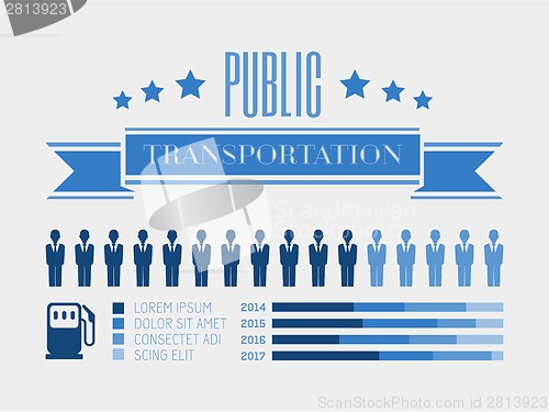 Image of Transportation Infographic Elements.