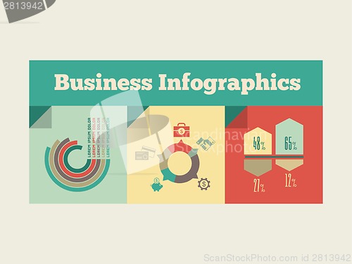 Image of Business Infographic Elements.