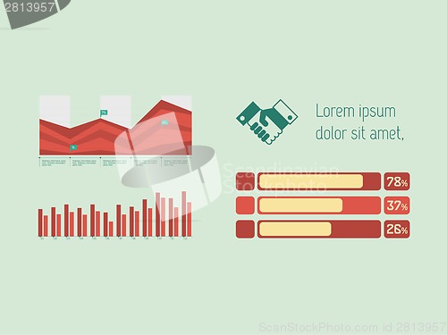 Image of Transportation Infographic Elements.