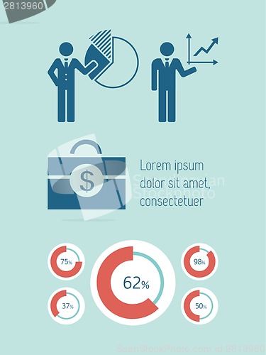 Image of Business Infographic Elements.