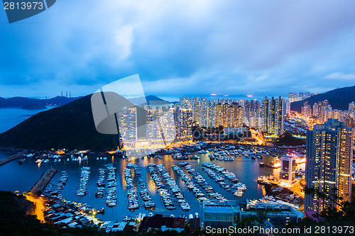 Image of Hong Kong harbour