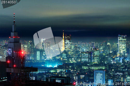 Image of Tokyo city in the night