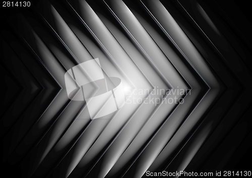 Image of Black concept arrow design