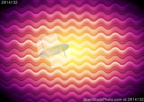 Image of Abstract shiny waves background