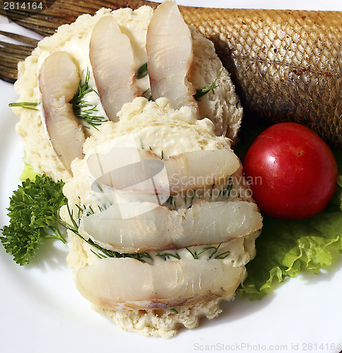 Image of Sandwiches with fish