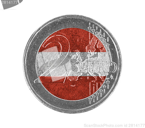 Image of Euro coin, 2 euro
