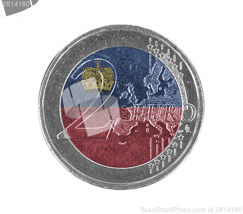 Image of Euro coin, 2 euro