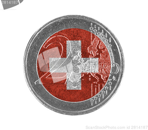 Image of Euro coin, 2 euro
