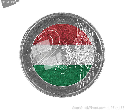 Image of Euro coin, 2 euro