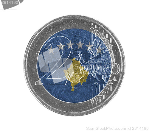 Image of Euro coin, 2 euro