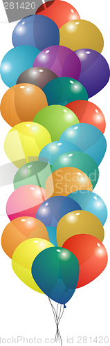 Image of balloon set string