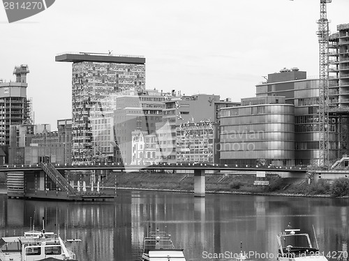 Image of Black and white Medienhafen Duesseldorf