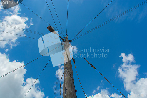 Image of electricity pole