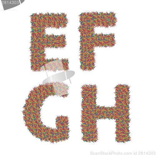 Image of letters