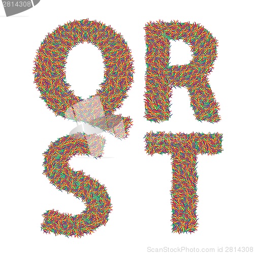 Image of letters