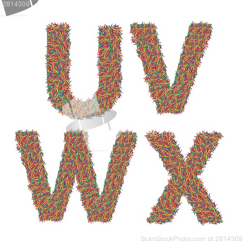 Image of letters