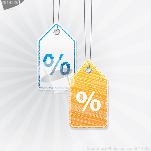 Image of Hanging discount label set