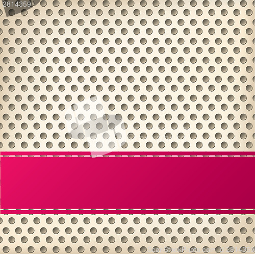 Image of Dotted background design with 3d effect