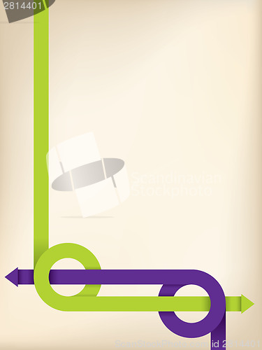 Image of Abstract broshure design with arrows 