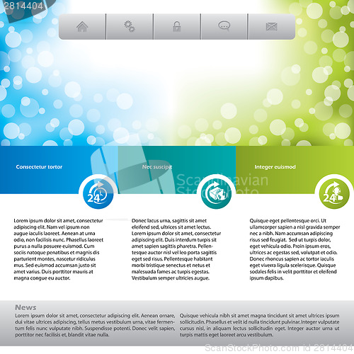 Image of Customer care website template 