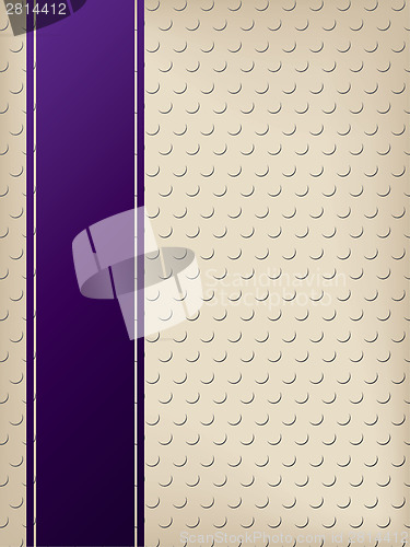 Image of Dotted background with purple ribbon