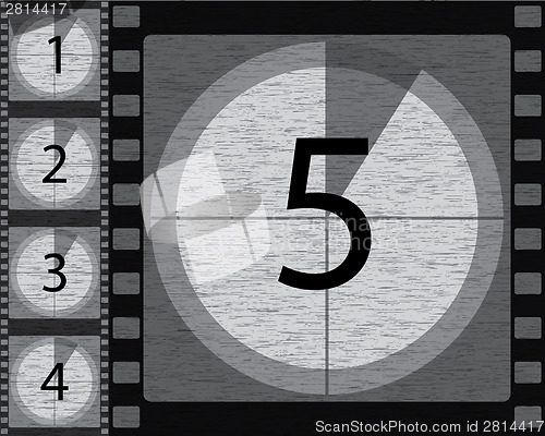 Image of Black and white countdown