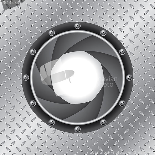 Image of Shutter background with text container 2