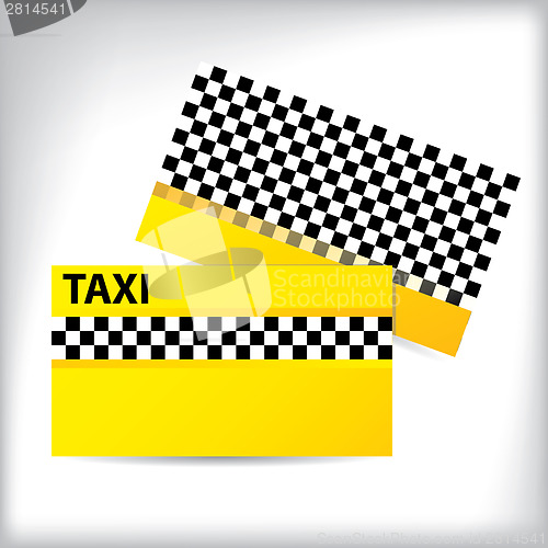 Image of Business card taxi design