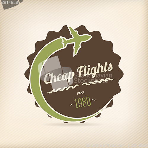 Image of Cheap flights badge