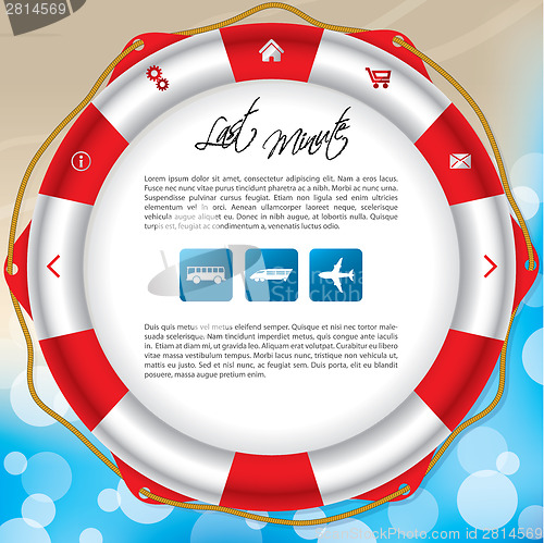 Image of Cool summer website template design