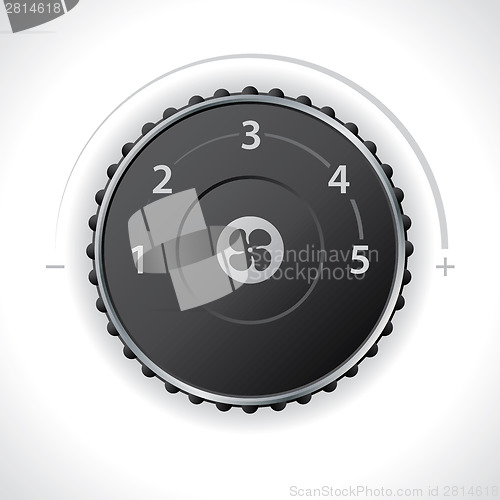 Image of Air ventilation speed setting gauge