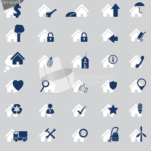Image of Various house icon set of 30