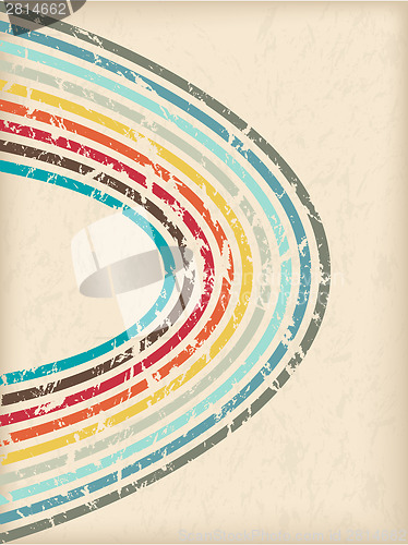 Image of Abstract vintage brochure design 