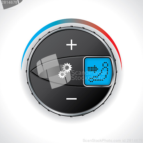 Image of Air conditioning gauge with led display