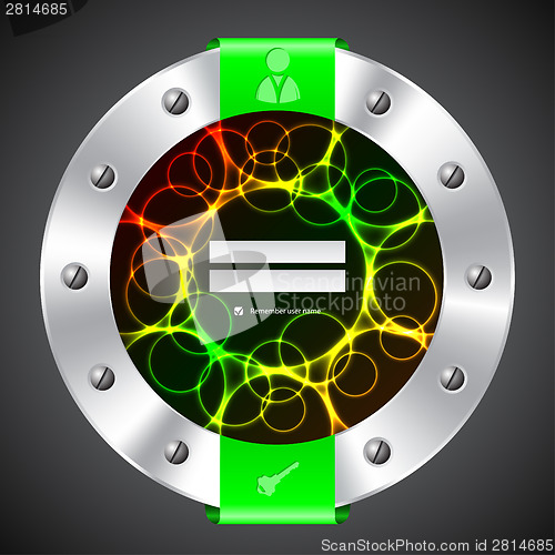 Image of Technology login background design